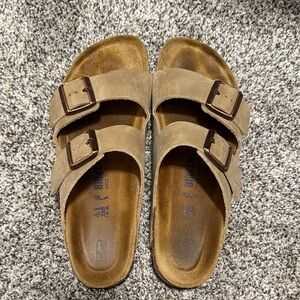 Birkenstock Arizona Tan Double Strap Sandals